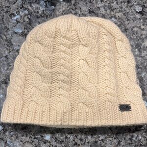 The North Face Black Cable Knit Beanies